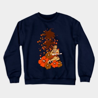 Hula Girl Crewneck Sweatshirt